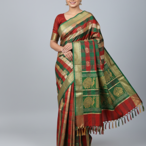 Santali silk saree